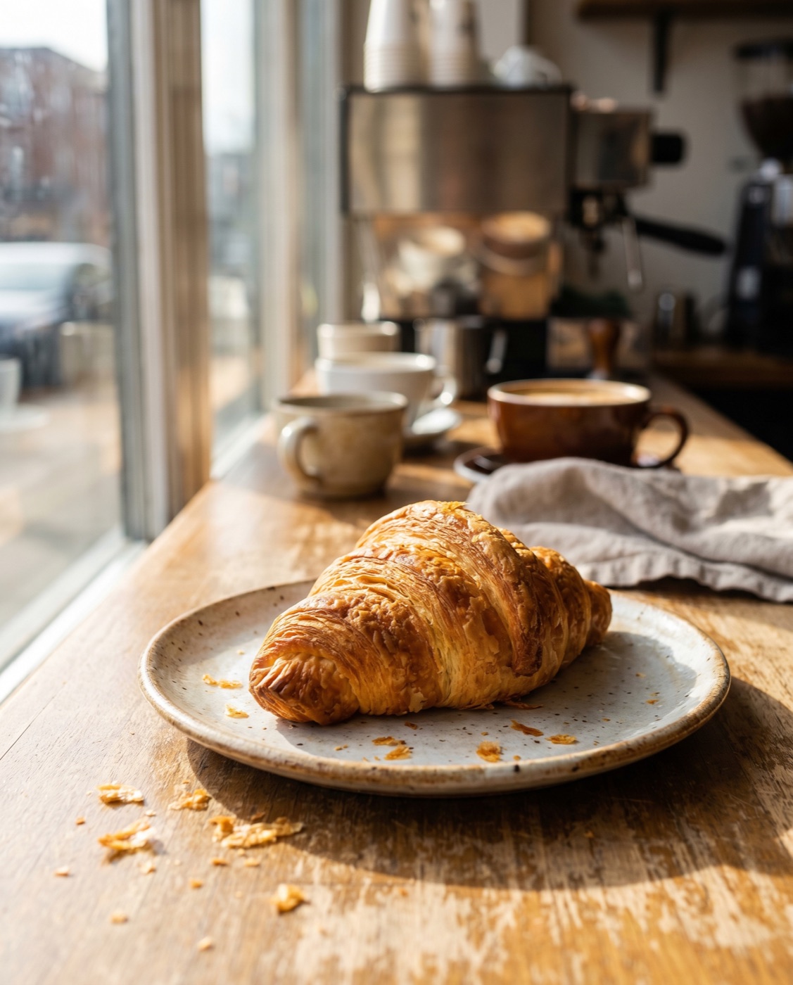Butter Croissant, at Our Place Coffeehouse